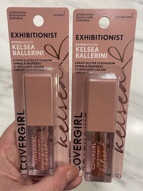 2 Lot Covergirl Exhibitionist‎ by Kelsea Ballerini Liquid Glitter Eyeshadow